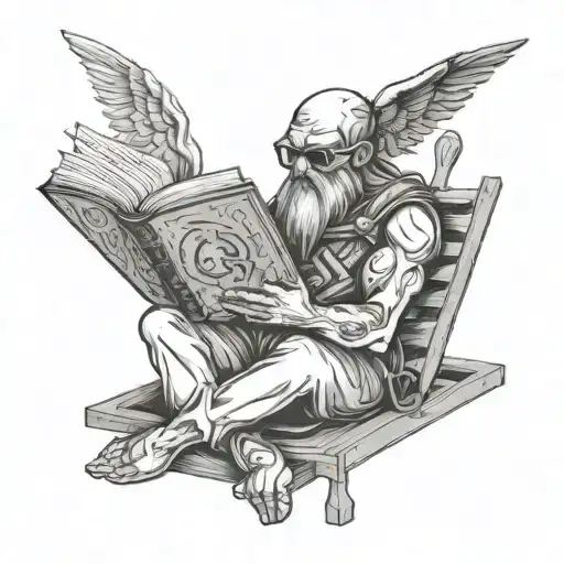 Calipso Reading A Book