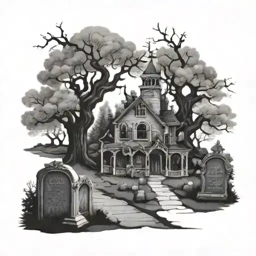 Sleepy Hollow Cemetery Scary Dark Twisted