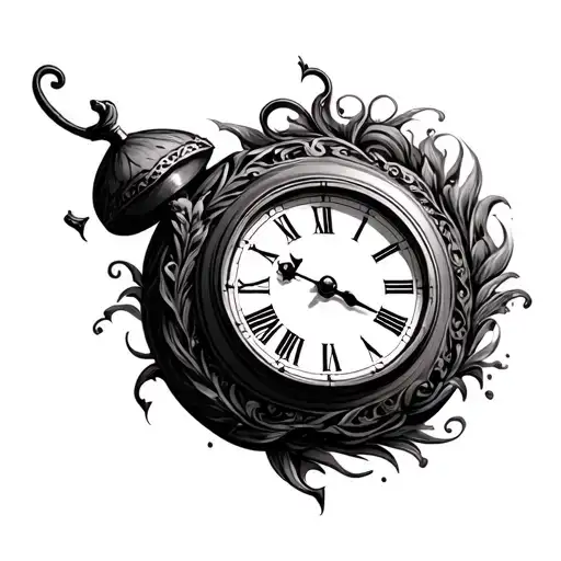 Clock Representing The Passage Of Time