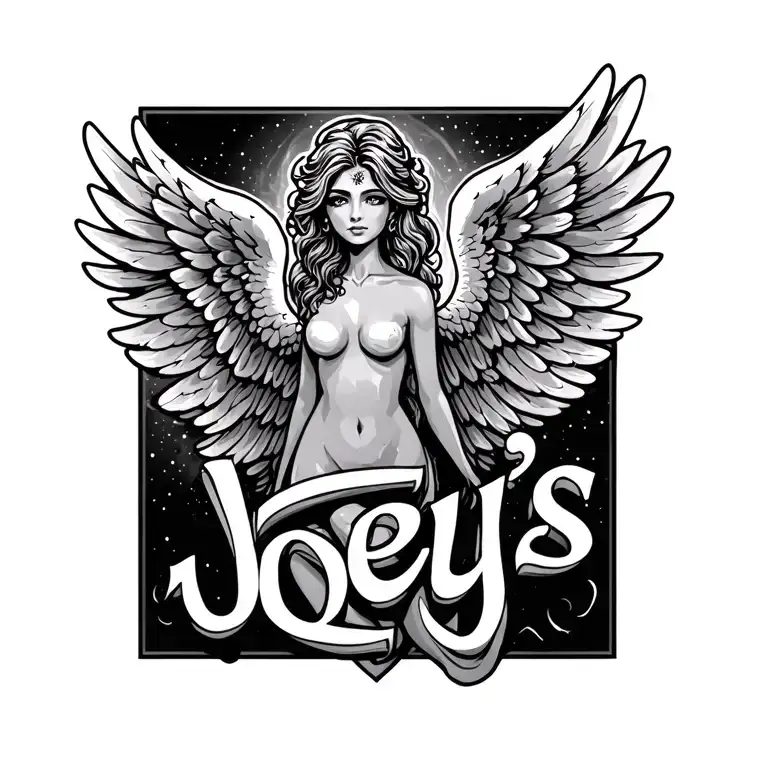 Words That Say Joey's Angel With Wings