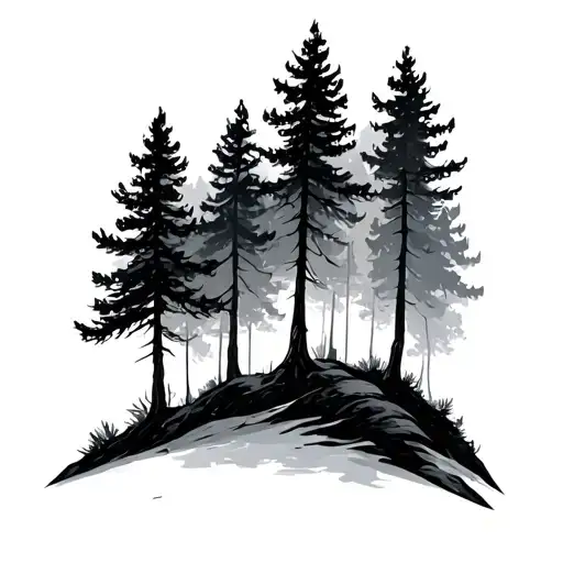 Pine Tree Forest