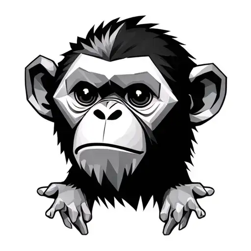 Cheeky Monkey Geometric