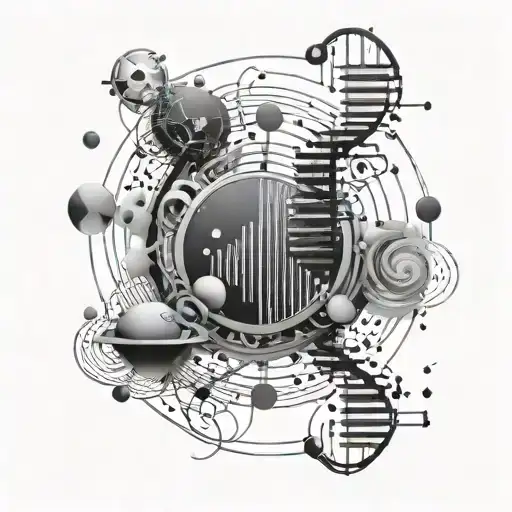 Univers Dna Music Orbit Traced