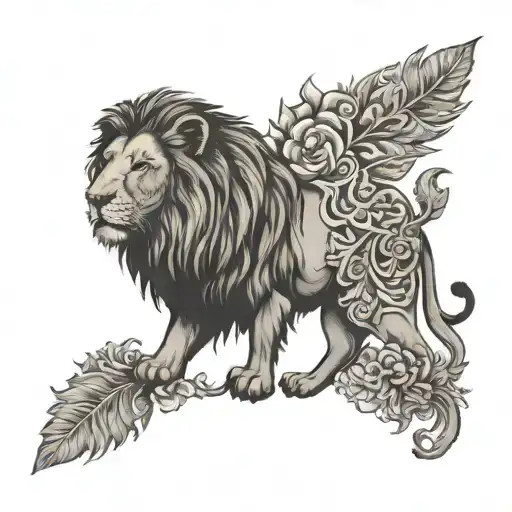 Lungs And Lion Inside