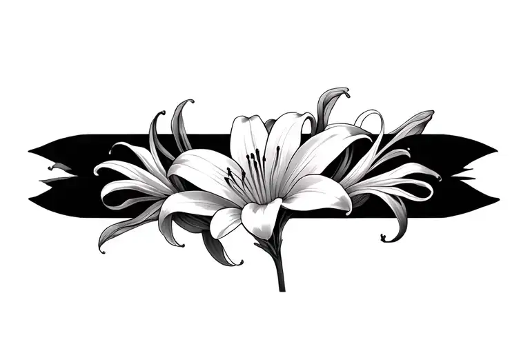 Spider Lily Blooming