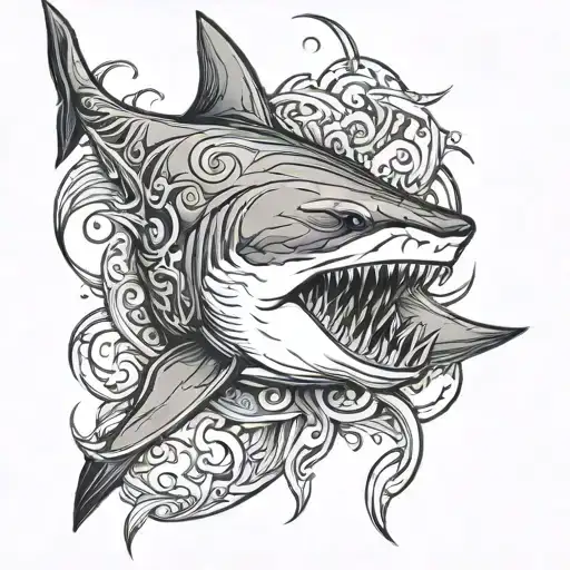 Shark Sleeve Design