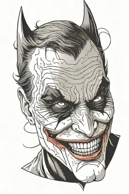 Batman Joker Face Morphing