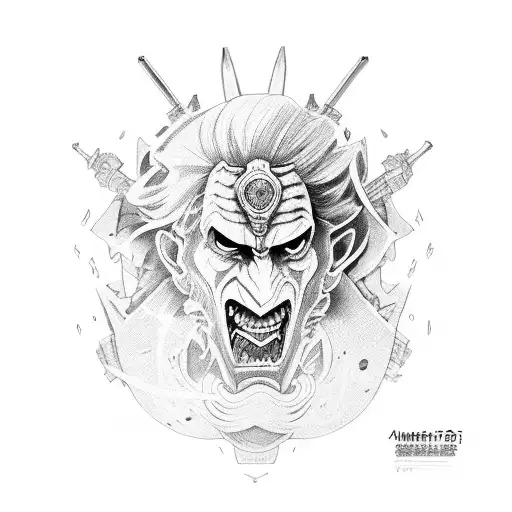 Japonese Sword Whith Sneak Arown