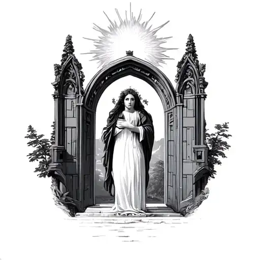 Looking Into Gates Of Heaven