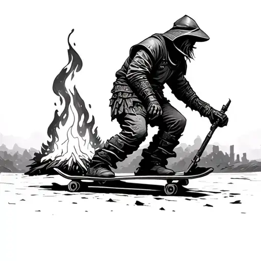 Skateboarder Lighting Dark Souls Bonfire Dark Souls