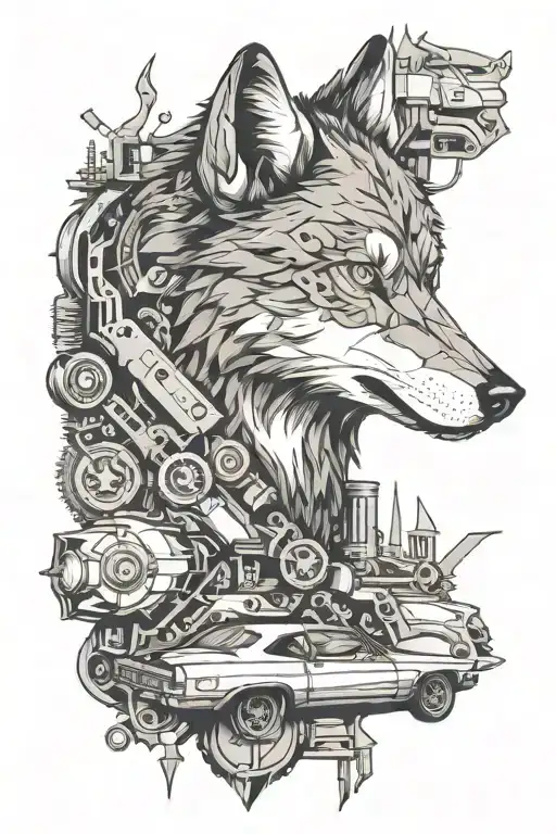 Wolf And Car Parts Integrated