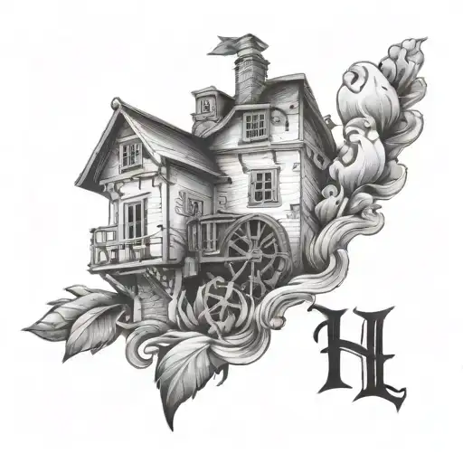 Mill With Initial H And H