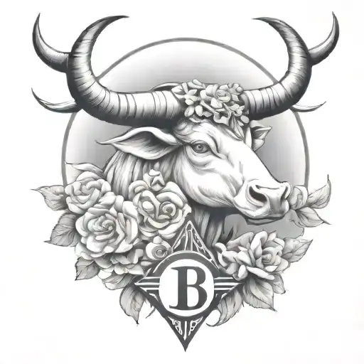 Libra Zodiac Sign With Year Of The Ox Head