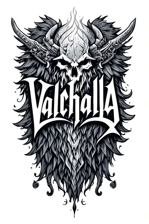 Valhalla Text Written