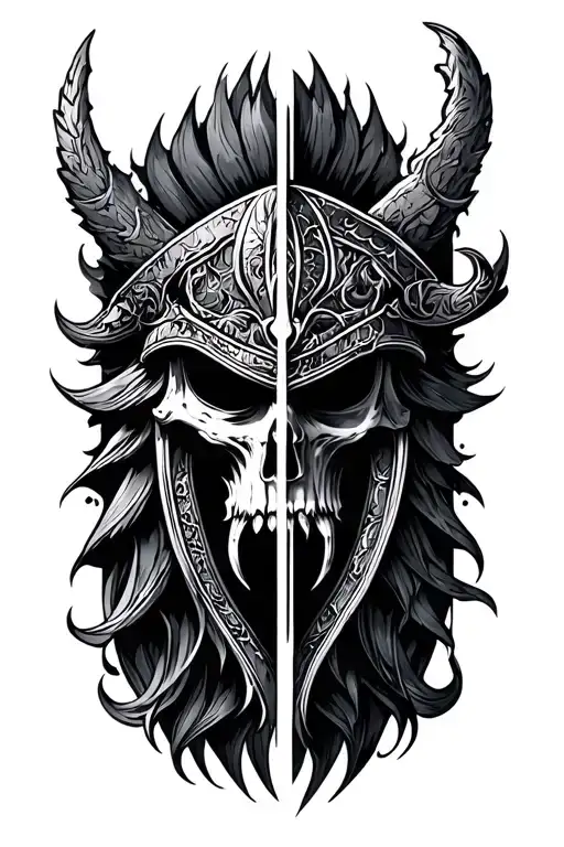 Only The Word Valhalla Vertically