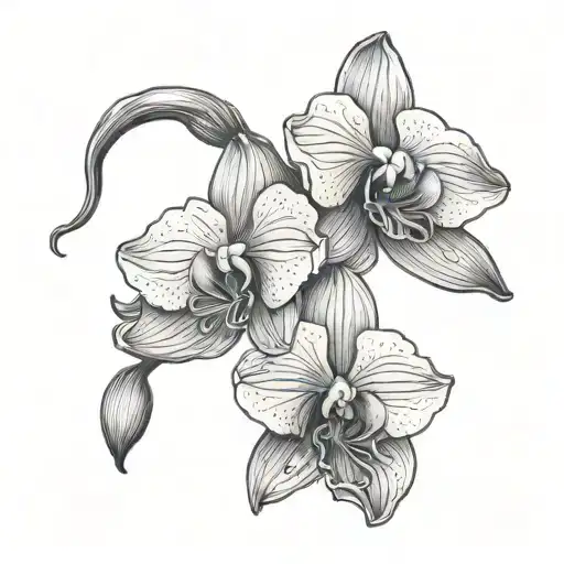 Orchid With Cross