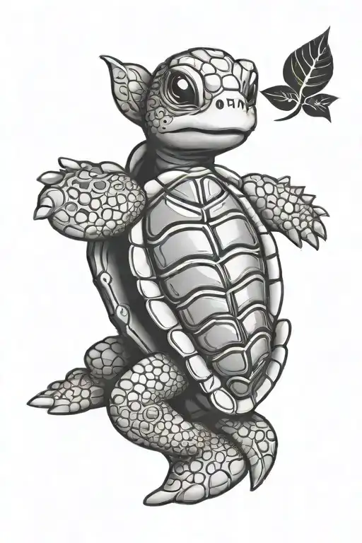 Baby Turtle Cartoon