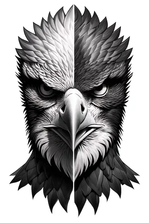 Half Eagle Half Human Face Morphing Realism