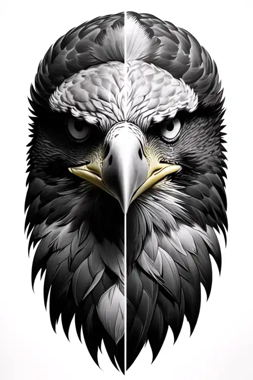 Half Eagle Half Human Face Morphing Realism