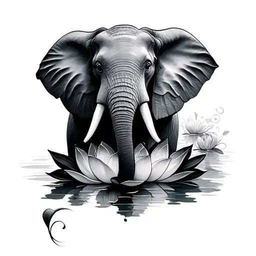 Elephant Lotus Flower