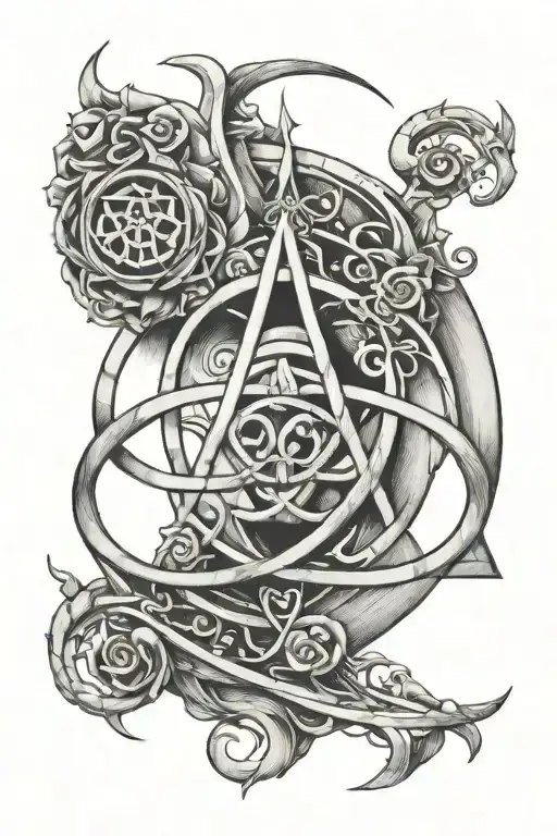 Triquetra And 2 Capricorns 1 Cancer Zodiac Sign