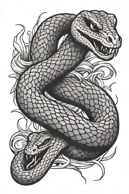 Snake Killing Itself