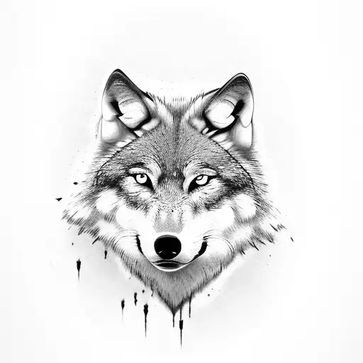 Wolf Howling Horseshoe Knife