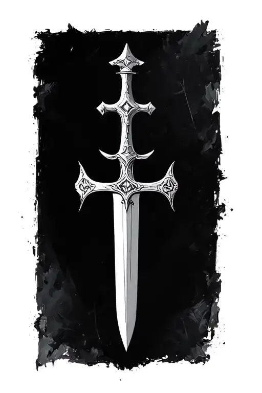 Templar Cross & Sword