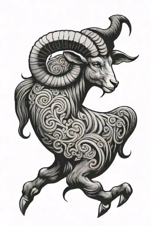 Aries With Nordic Elements
