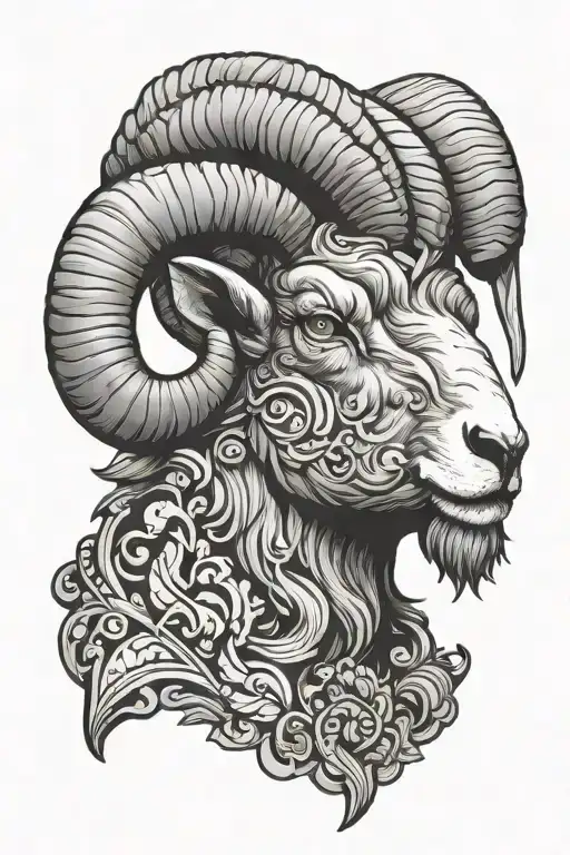 Ram With Nordic Frame