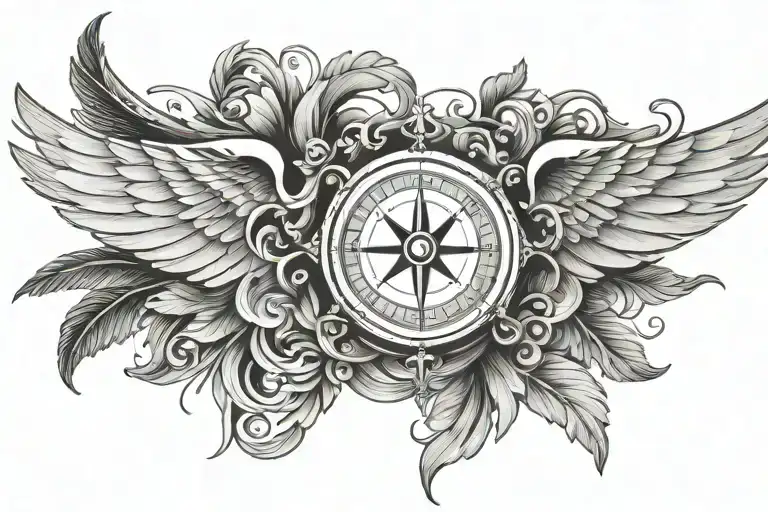 Wing Spread W Compass