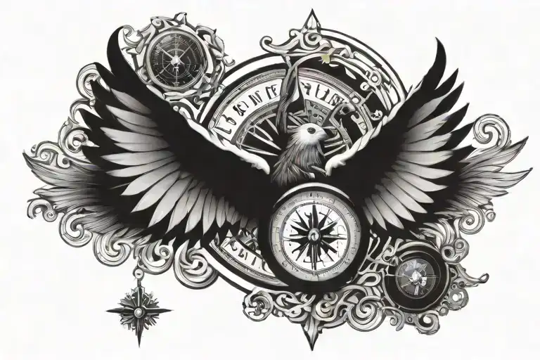 Wing Spread W Compass