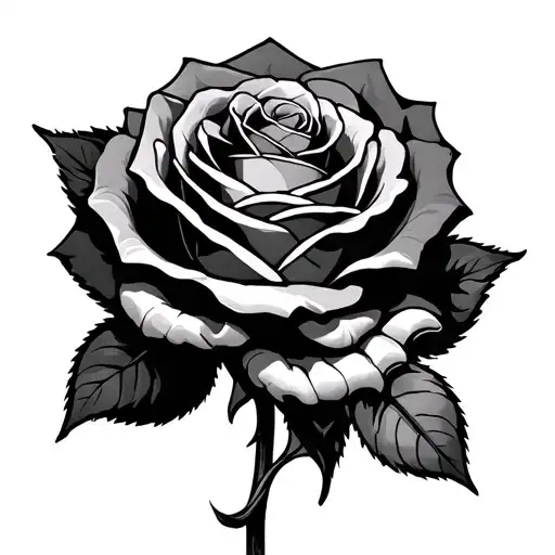 Rose Handed By Demon