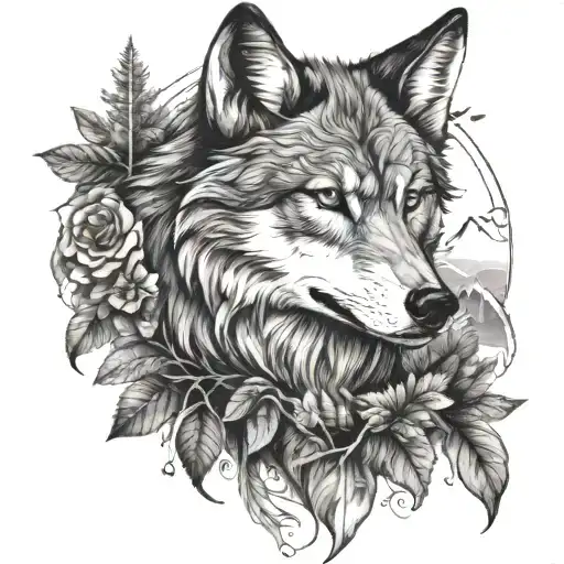 Wolf And Nature