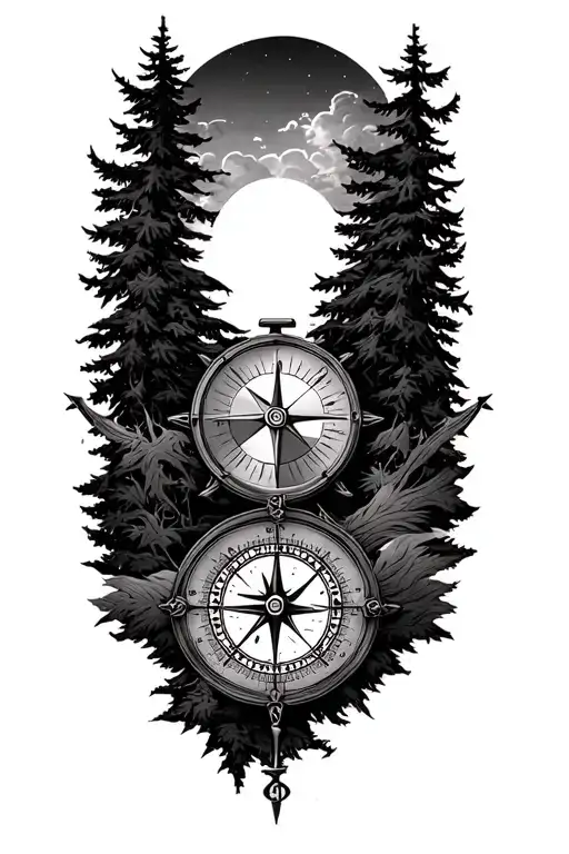Vintage Compass Design