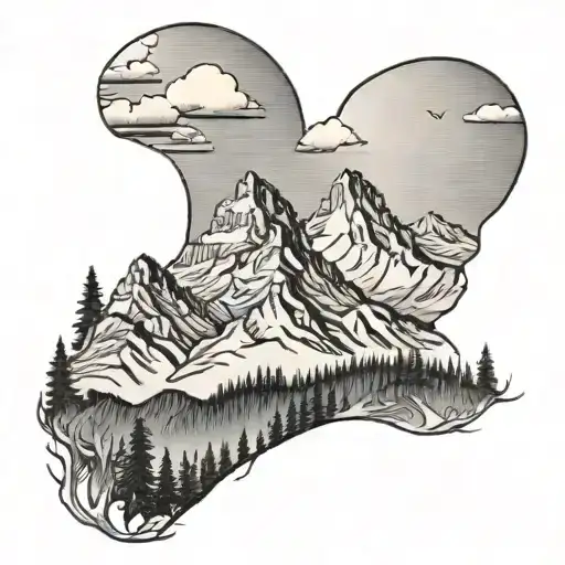 My Heart Is In Colorado Mountains In The Background