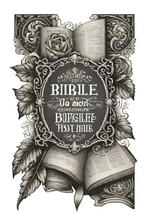 Bible Verse Pages Out Of The Bible