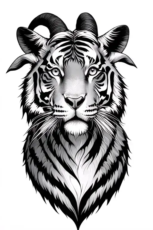 Tiger And Goat Hugh
