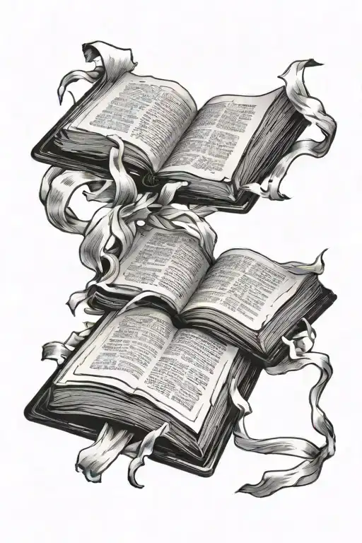 Bible Pages Falling Out Of The Bible
