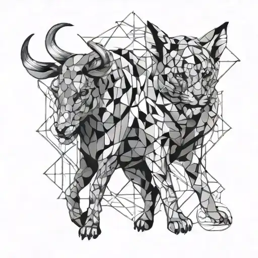 Partner Animal Geometric