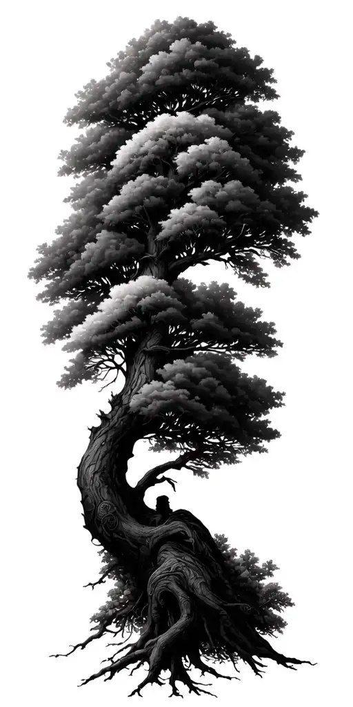 Family Tree With Each Branch Representing