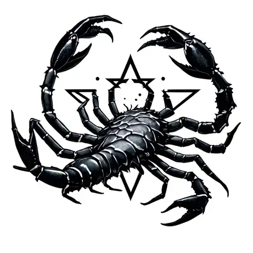 Scorpio Star Sign Intertwined With Libra Star Constellation