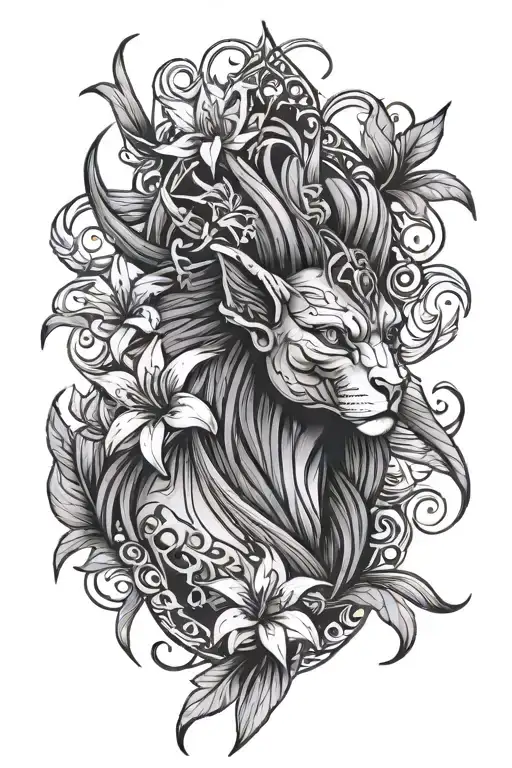 Sphinx And Spider Lily