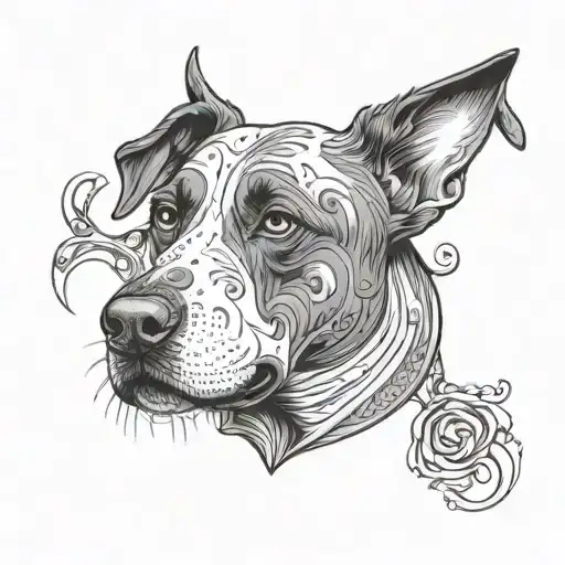 Body Of A Dog Without A Head