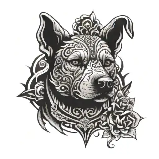 Body Of A Dog Without A Head