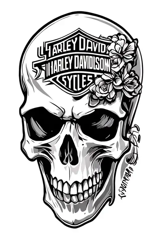 Harley Davidson Skull