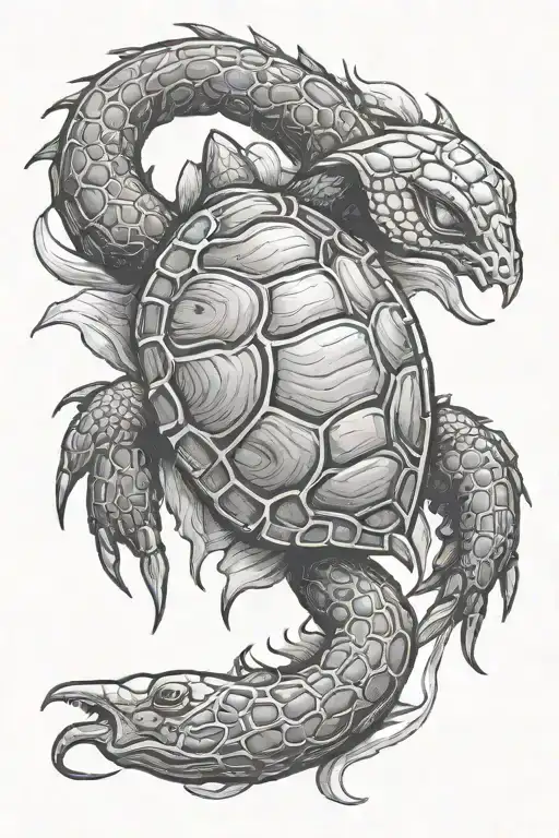 Scorpio With Turtle Traits