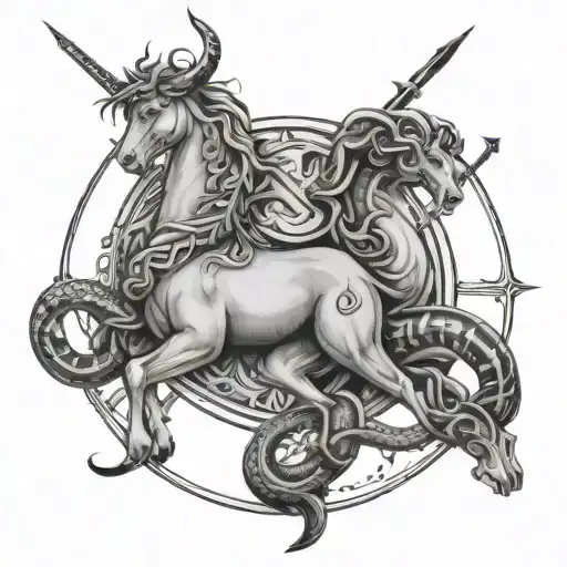 Sagittarius And Snake