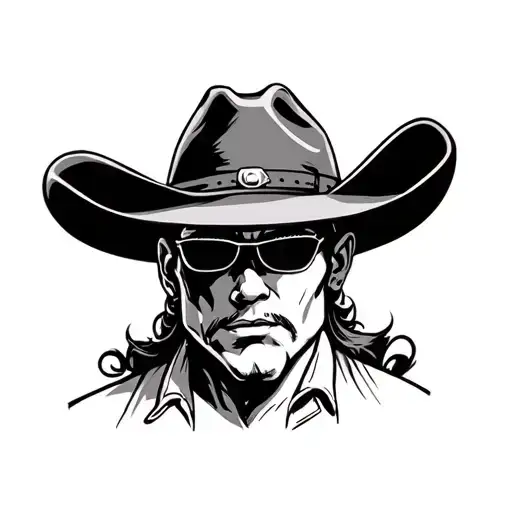 Crooss With Cowboy Hat