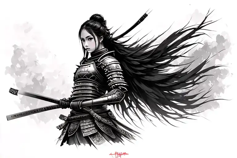 Girl In Samurai Armor